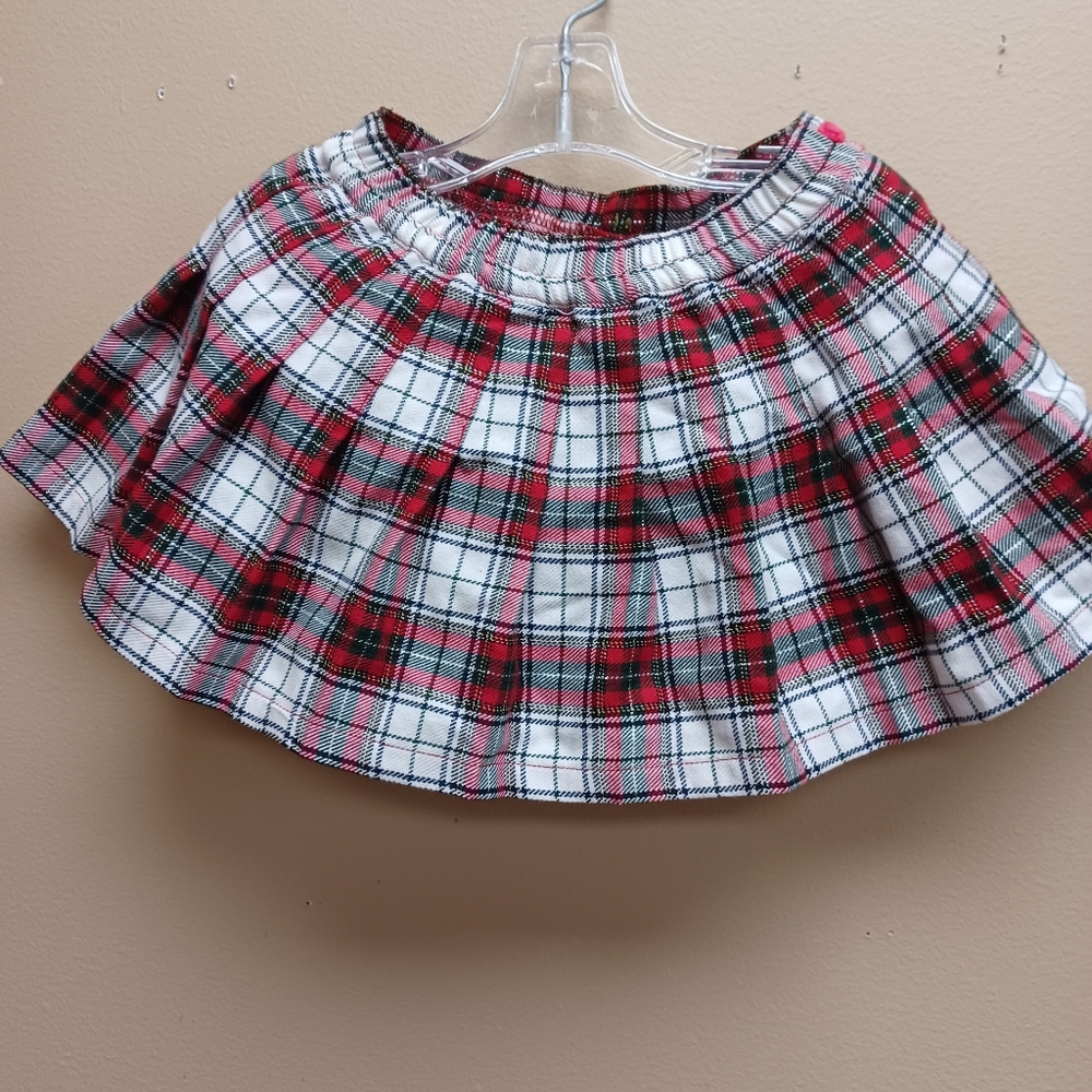 BABY skirt Toddler Plaid With Attached panties - 18m